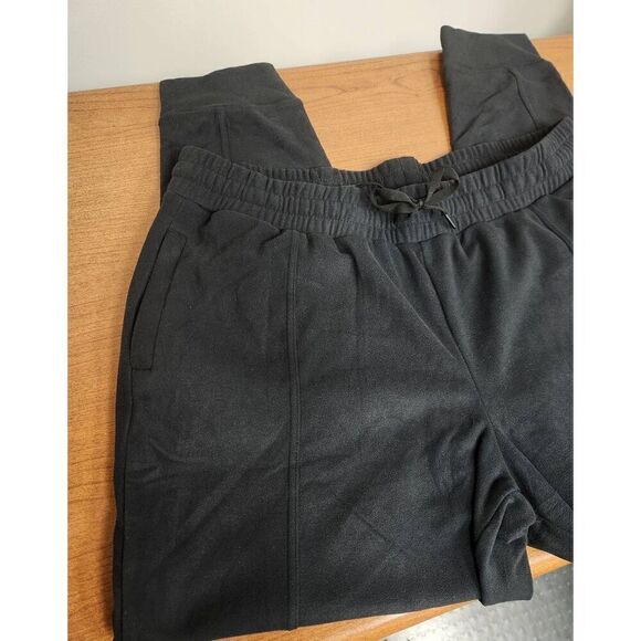 MONDETTA Joggers Adult XXL Black Soft Plush Cozy Warm Drawstring Womens - Picture 3 of 9
